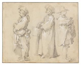 Abraham Bloemaert - Drei stehende Figuren