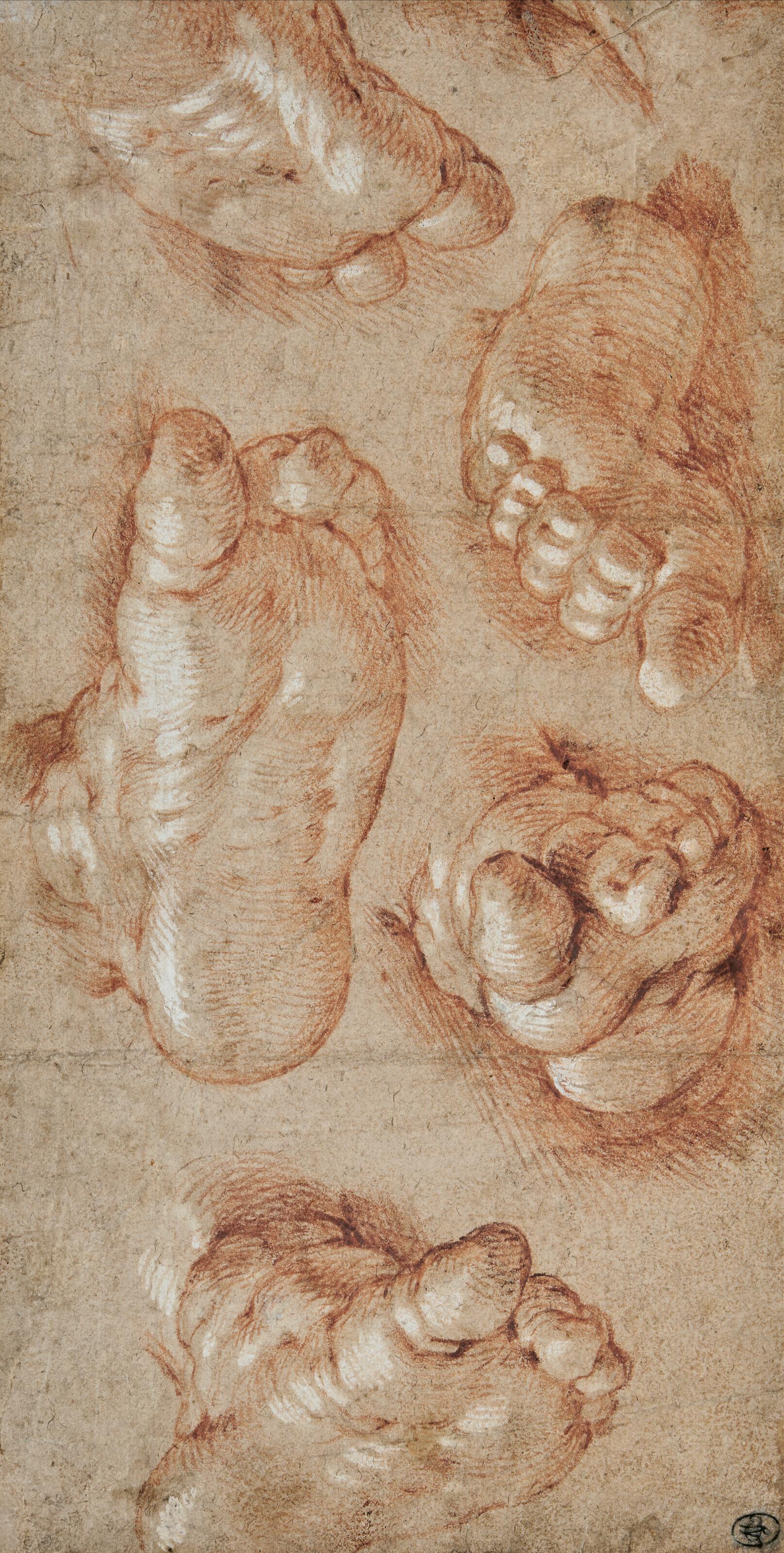 Abraham Bloemaert - Étude De Pieds