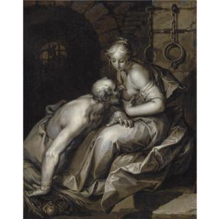 Abraham Bloemaert - Roman Charity 