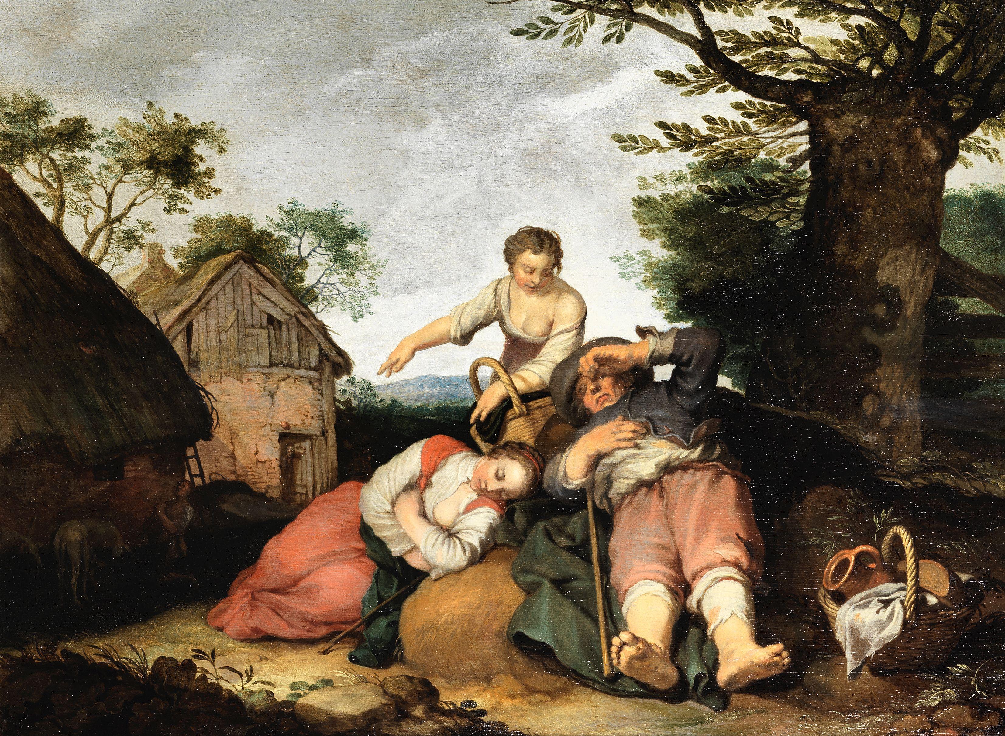 Abraham Bloemaert - Rural genre scene with The Prodigal Son