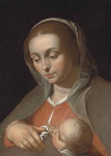 Abraham Bloemaert - The Virgin And Child