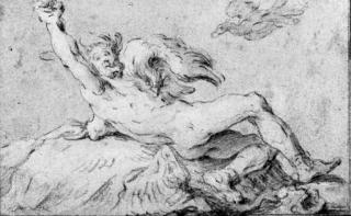 Abraham Bloemaert - Two studies of Prometheus