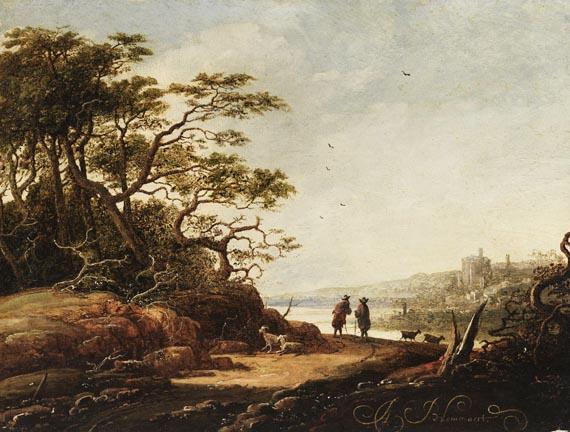 Abraham Blommaert - Küstenlandschaft mit zwei Hirten