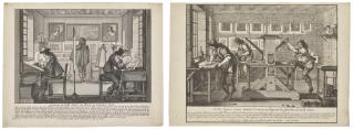 Abraham Bosse - Les Imprimeurs en taille-douce & Les Graveurs en taille-douce (Two Plates)