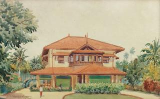 Abraham Christopher Gregory Suriarachi Amarasekara - The Manse for the Scots Kirk St Andrews, Colombo