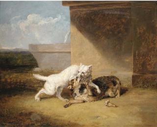 Abraham Cooper, R.A. - A Dog-Fight