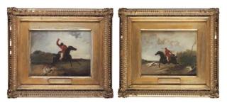 Abraham Cooper, R.A. - Breaking Cover; And Gone Away