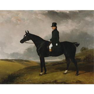 Abraham Cooper R.A. - Daniel Haigh, Master Of The Old Surrey And Burstow Hunt On His Horse Kitten