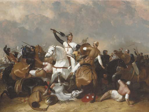 Abraham Cooper, R.A. - Richard I at the Battle of Ascolan