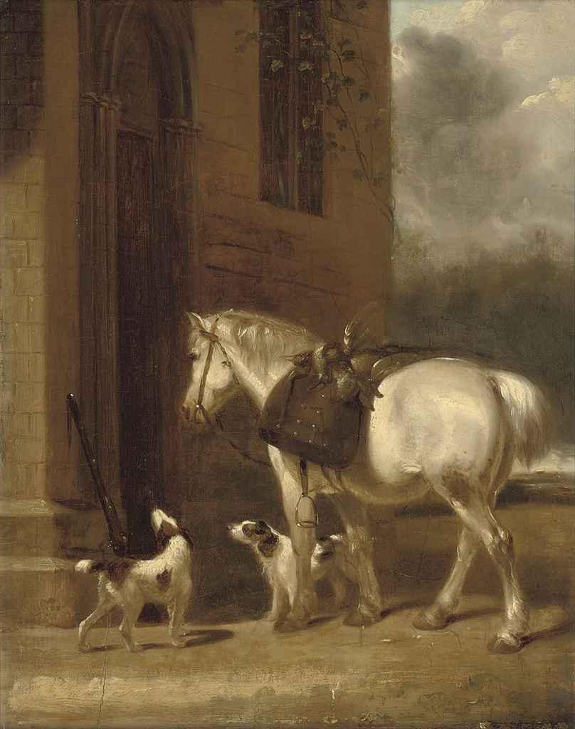 Abraham Cooper, R.A. - The shooting pony