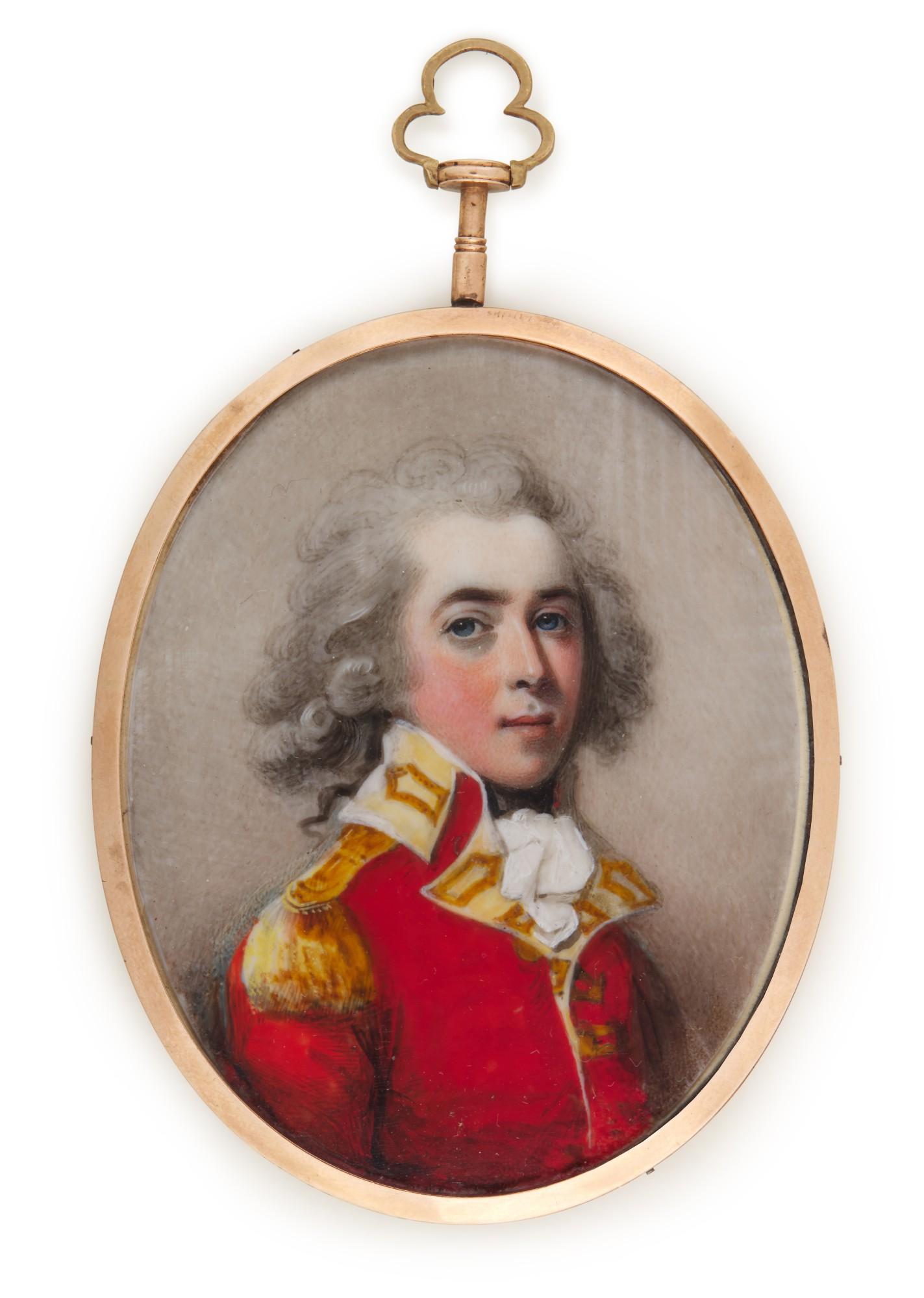 Abraham Daniel - Portrait of an officer, circa 1790