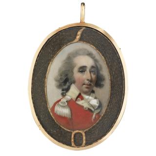 Abraham Daniel - Portrait Of Captain William Allan Cox (1750-1798)