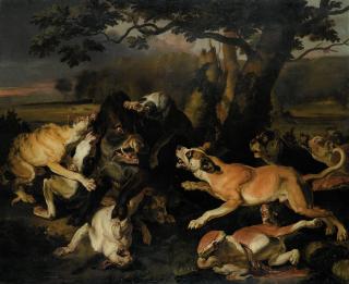 Abraham Danielsz. Hondius - Caccia al cinghiale