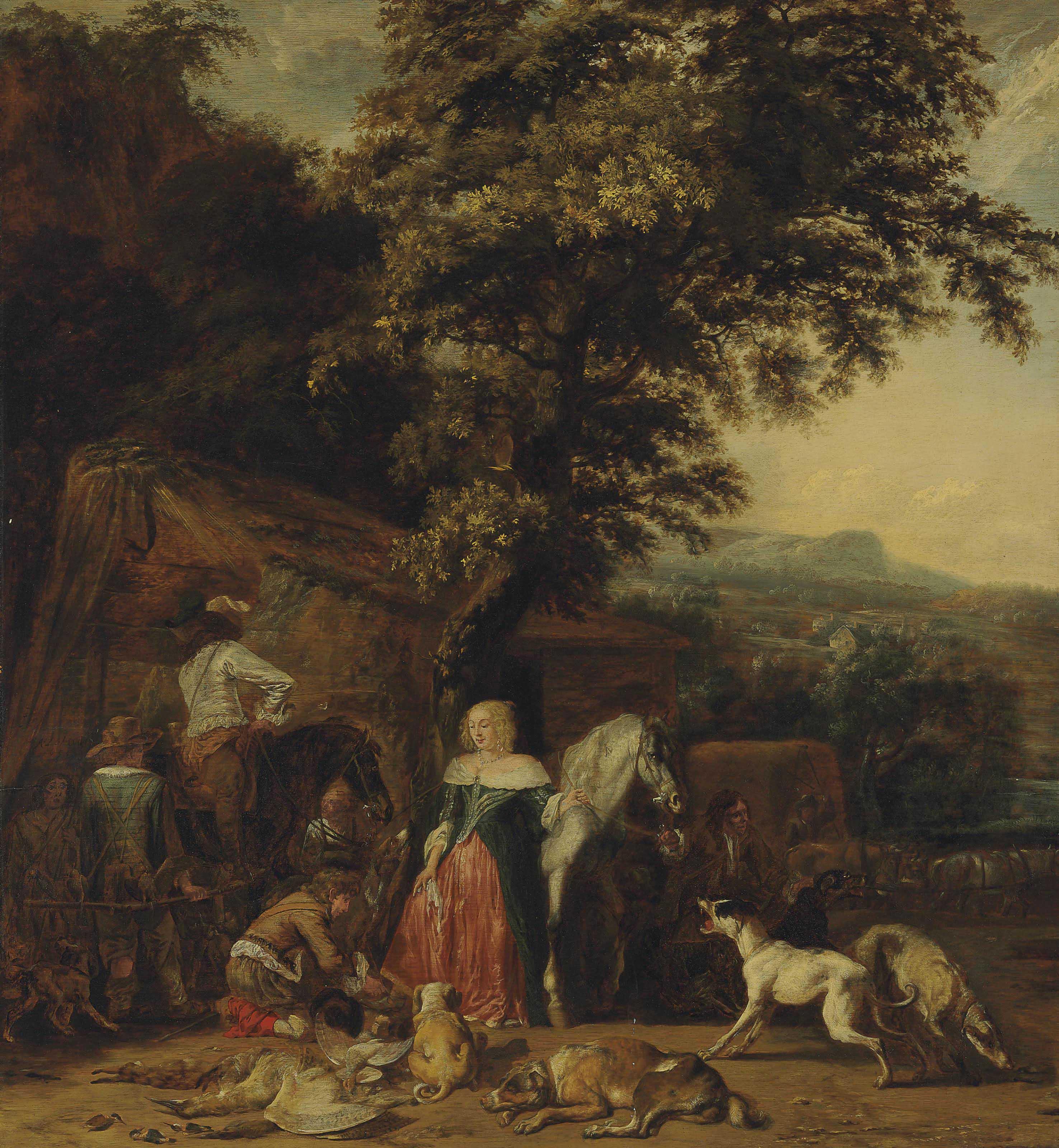 Abraham Danielsz. Hondius - The Hunting Party
