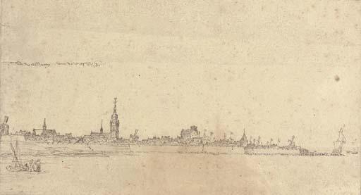 Abraham de Verwer - A view of Vlissingen