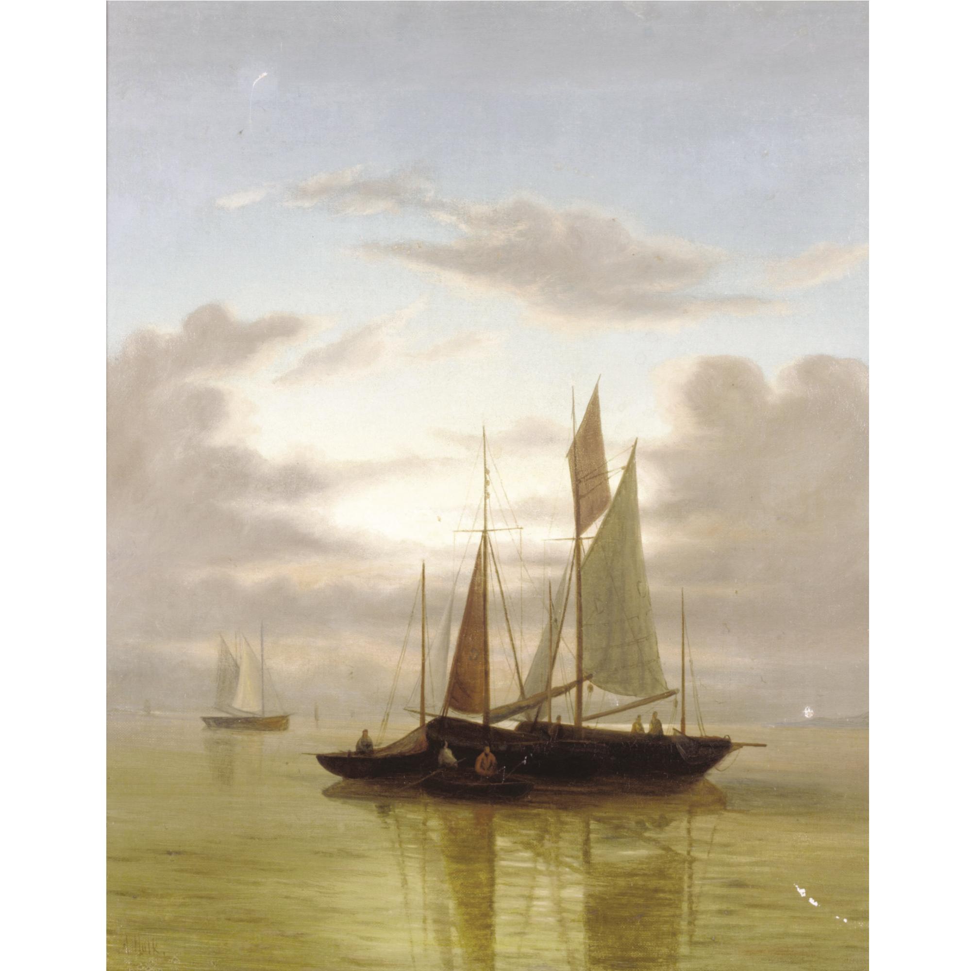 Abraham Hulk Jnr. - Sailing At Sunset