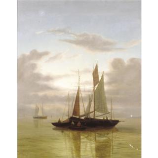 Abraham Hulk Jnr. - Sailing At Sunset