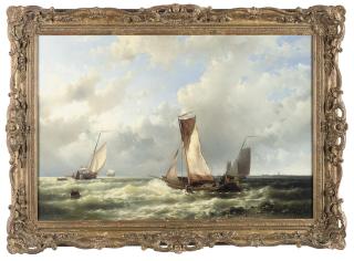 Abraham Hulk, Sen. - A blustery day off the Low Countries