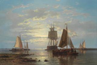 Abraham Hulk - A calm evening on the water