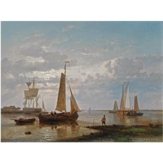 Abraham Hulk - Dutch A Coastal Scene