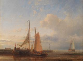 Abraham Hulk - Fishing boats on a quiet estuary