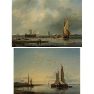 Abraham Hulk - Sailboats In Harbor