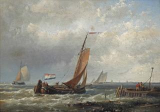 Abraham Hulk - Sailing along the Dutch coast