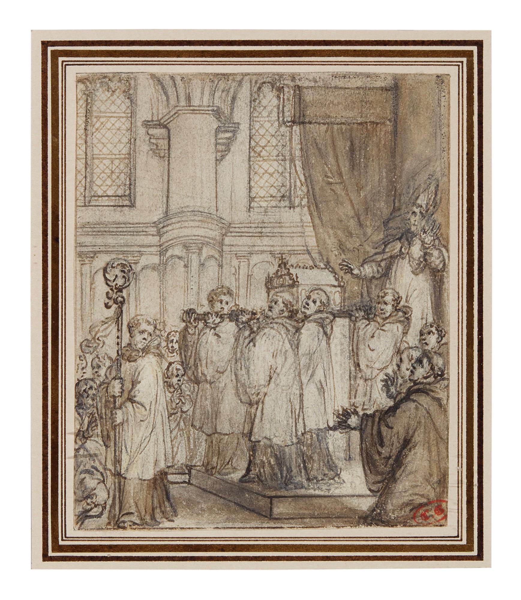 Abraham Jansz. Van Diepenbeeck - The Presentation Of A Reliquary