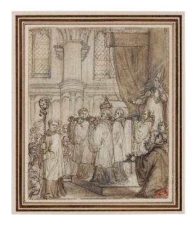 Abraham Jansz. Van Diepenbeeck - The Presentation Of A Reliquary