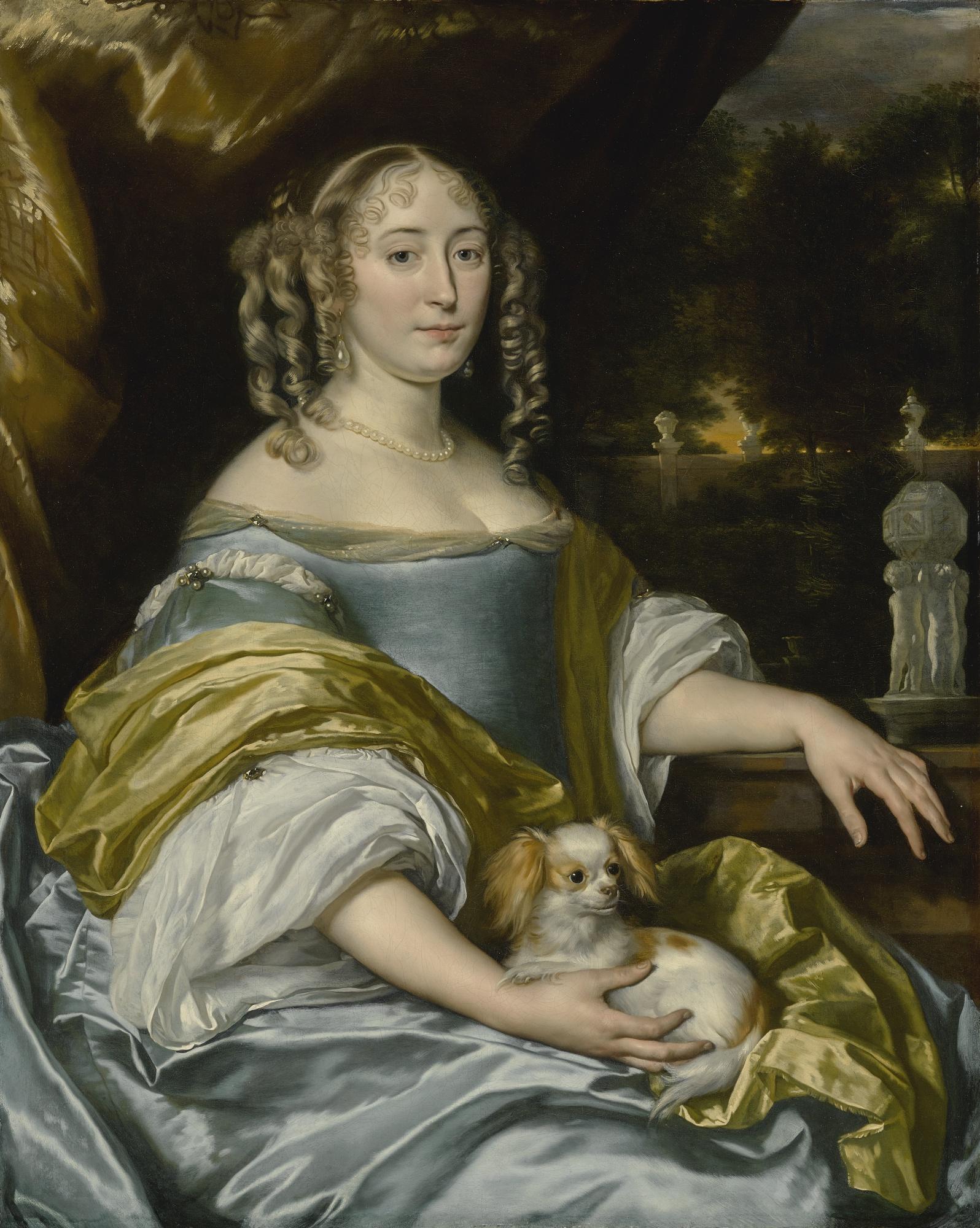 Abraham Lambertsz. Van Den Tempel - Portrait Of Jacquemijna Le Pla