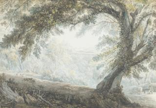 Abraham-Louis-Joseph Ducros - View of the Ariccia valley