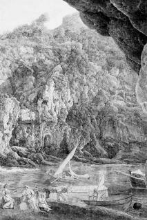 Abraham-Louis-Rodolphe Ducros - View of the coast near Naples