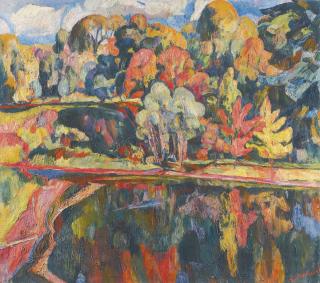 Abraham Manievich - Autumn Landscape