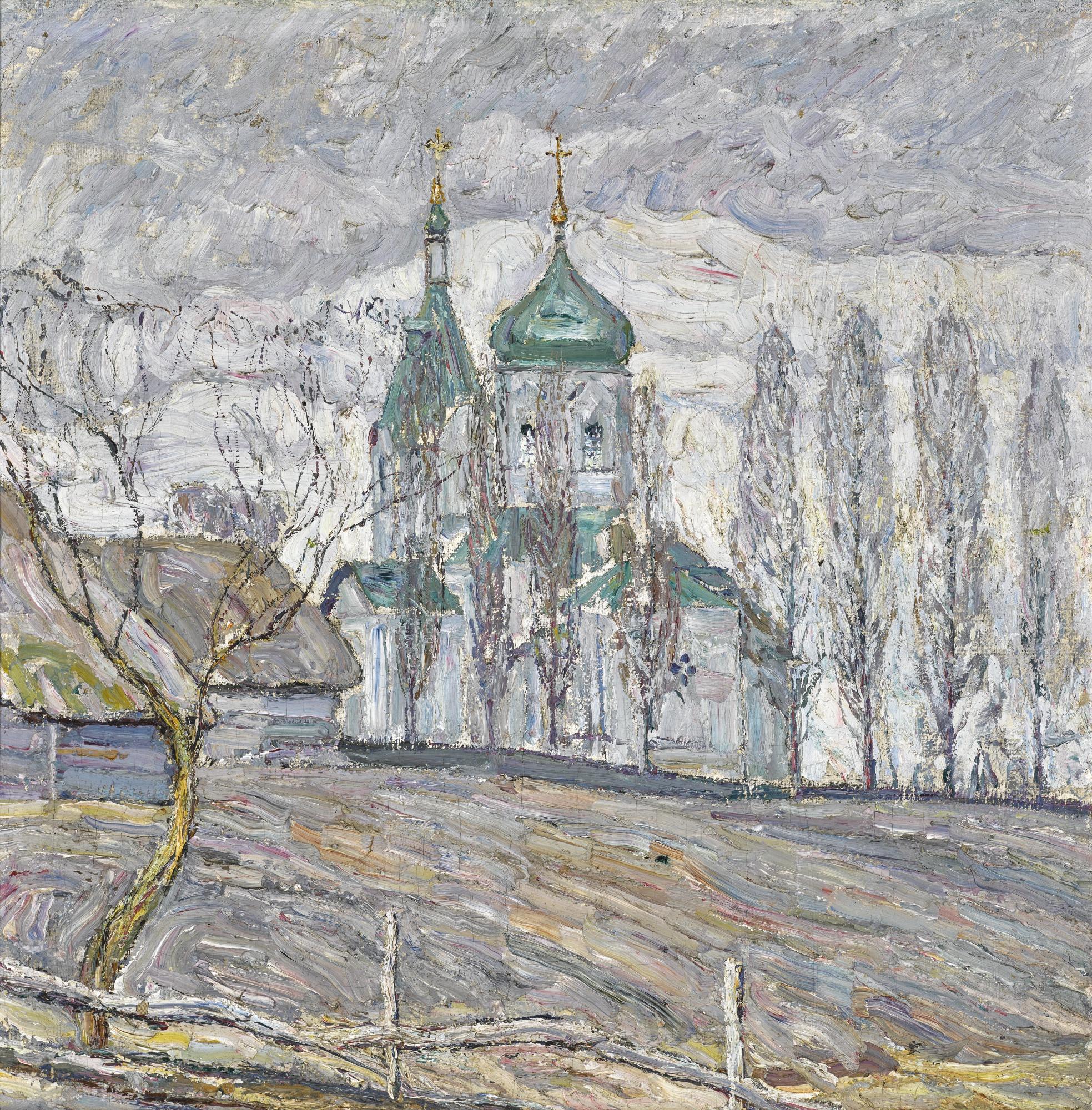 Abraham Manievich - Church In The Snow