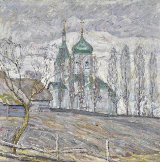 Abraham Manievich - Church In The Snow