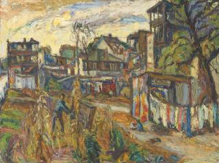 Abraham Manievich - City Scene
