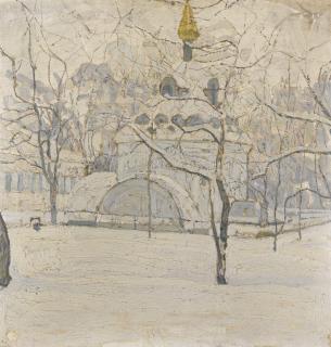 Abraham Manievich - Un Coin De Russie L\'Hiver