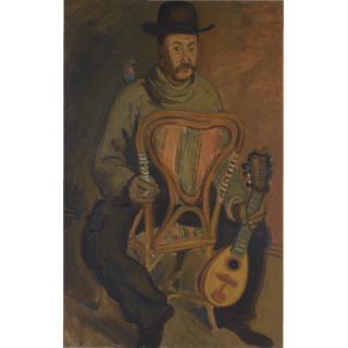 Abraham Mintchine - Musician With Parakeet