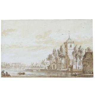 Abraham Rademaker - A View On The Amstel