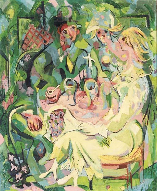 Abraham Rattner - Figures At A Table