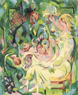 Abraham Rattner - Figures At A Table