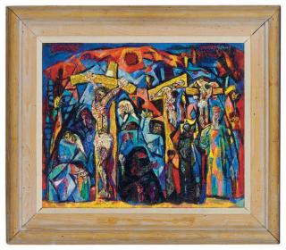 Abraham Rattner - Study for Crucifixion Composition