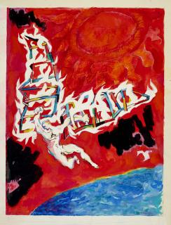 Abraham Rattner - The Fall of Icarus