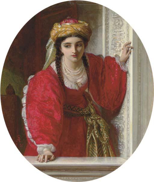 Abraham Solomon - Juliet At Her Balcony