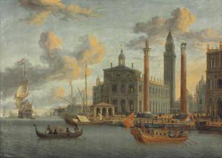 Abraham Storck - A  capriccio  of Venice