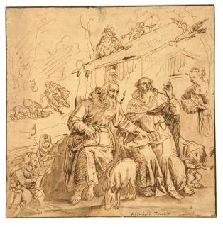 Abraham Teniers - Die Versuchung des heiligen Antonius.