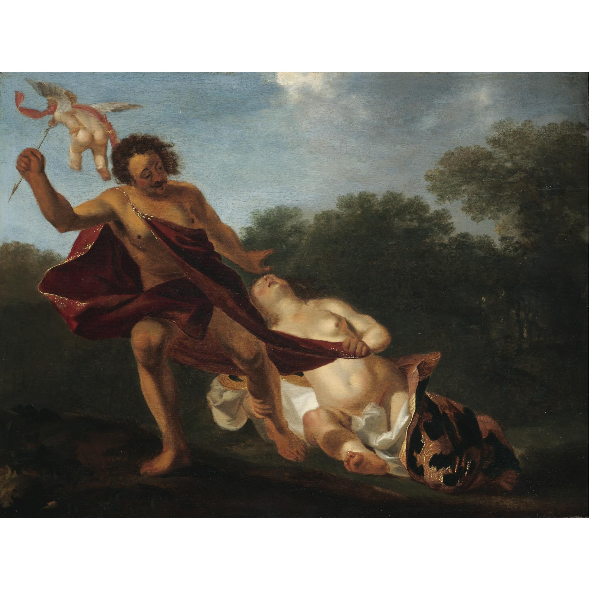 Abraham van Cuylenborch - Adonis Taking Leave Of Venus