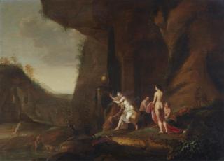 Abraham van Cuylenborch - Diana und Aktaeon