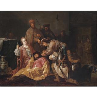 Abraham van Cuylenborch - Samson And Delilah