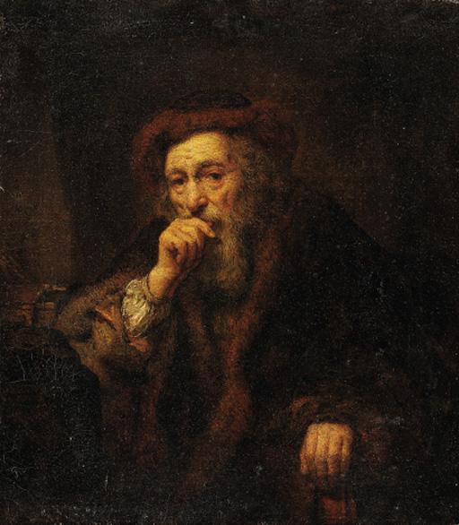 Abraham van Dijck - A bearded old man